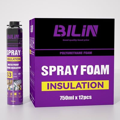 Paintable Expanding Polyurethane Foam Spray Stable For Long Term Use