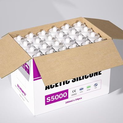 280ml Acetic Silicone Sealant Crack Filler Weather Proof For Structural