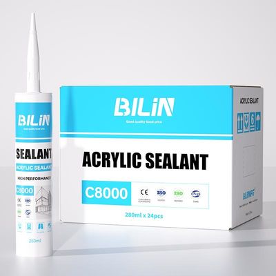 Mastic Acrylic Sealant Repairing Caulking Around windows Filler Paintable Genera Acrylic Silicone Sealant for Cracks in Walls