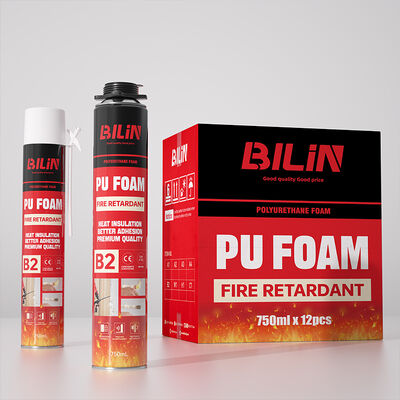 500ml 750ml Aerosol Fire Stop PU Foam Sealant Wholesale Distributor OEM B1 Fire Rated Foam Cartridge