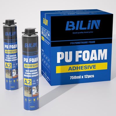 Adesivo de espuma de poliuretano de alta resistência à temperatura de pulverização