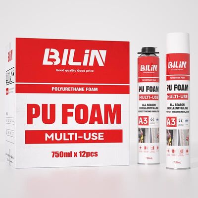 Porta e Janela Multipurpose PU espuma fácil de usar espuma de polyurethane spray