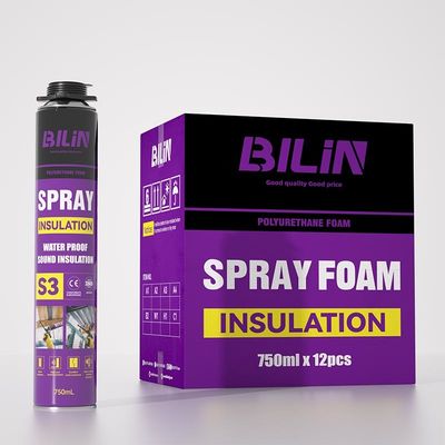 BILIN S3 Spray PU espuma à prova de umidade spray espuma de poliuretano personalizado