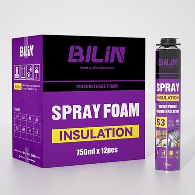 750 ml Spray PU espuma Retardante de Chama Poliuretano espalhante espuma leve