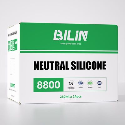 Alta estabilidade Silicone Neutro Cola de Vidro Personalizada para Placa de Aço Plástico