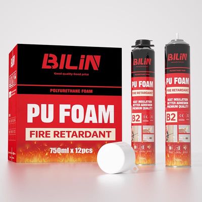 Retardante de incêndio de espuma de PU ecológico Resíduos de selante resistente a incêndio espuma de pulverização
