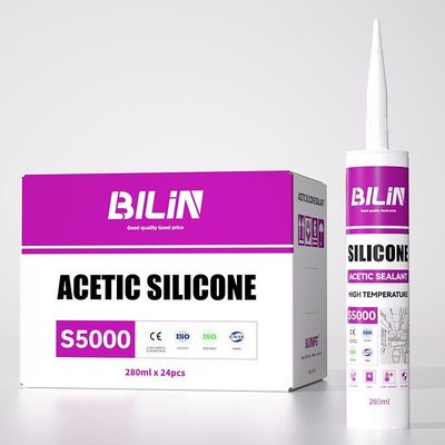 280 ml de selante de silicone para fins gerais impermeável para janelas e portas de vidro