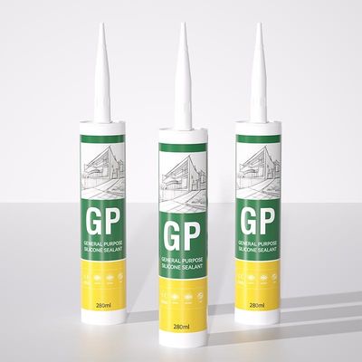 Resistente ao mofo GP Sellado de silicone de alta flexibilidade Sellado de silicone acético