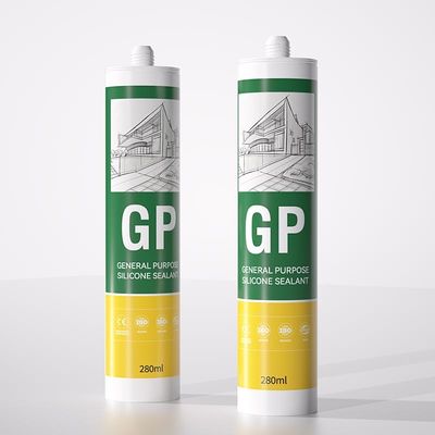 GP Selador de silicone acético de alta precisão fácil de operar para vidro de janela