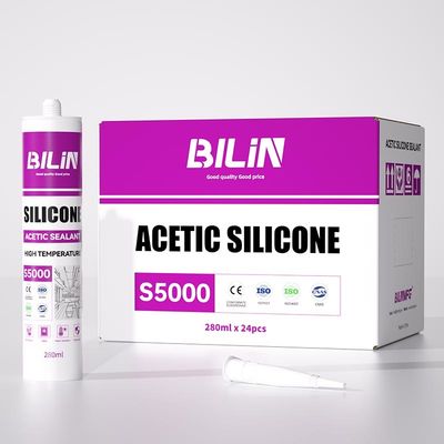 Qualidade BILIN S5000 Acetoxy Cure Silicone Sealant Automotive e Construction Aplicações fábrica