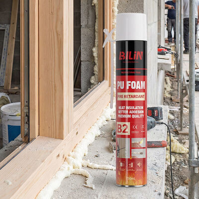 500 ml 750 ml B2 Retardante de incêndio espuma de poliuretano manual tipo palha para casa DIY reparação de rachaduras