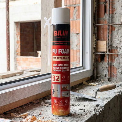 Espuma Expansiva Retardante de Fogo de Alto Rendimento 65L de Grau Profissional para Pistola Selante PU à Prova de Fogo