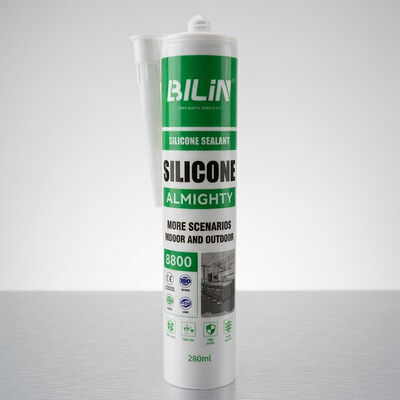 Qualidade Sealante adesivo de silicone neutro de forte viscosidade Sealante à prova d'água adequado para vidros e ligações estruturais industriais fábrica