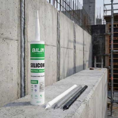 Qualidade Cola de silicone neutro de longa duração, selante anti-quebra flexível para juntas de expansão de edifícios, várias cores opcionais fábrica
