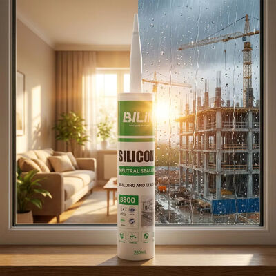 Qualidade Selante de silicone transparente para todos os climas, adesivo antienvelhecimento para construção interna e externa, efeito à prova d'água confiável fábrica