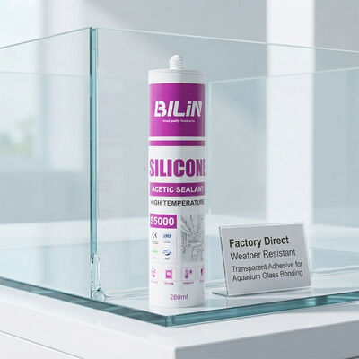 Qualidade Selante de silicone ácido direto da fábrica, adesivo transparente resistente às intempéries para colagem de vidro de aquário fábrica