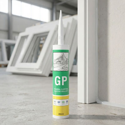 Qualidade Atacado de Fábrica Selante de Silicone GP à Prova de Intempéries Adesivo Anti-mofo para Portas Janelas e Juntas de Parede fábrica