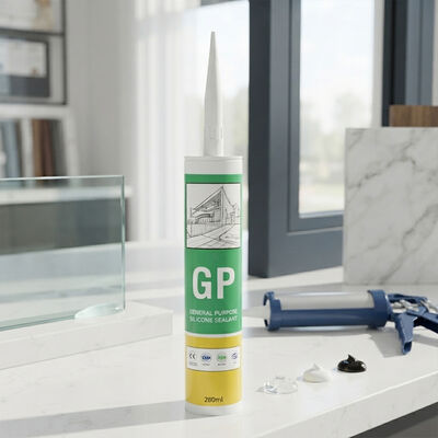 Qualidade Secagem rápida GP Silicone Sealing Clear White Black Multi-color General Purpose Sealing Glue fábrica